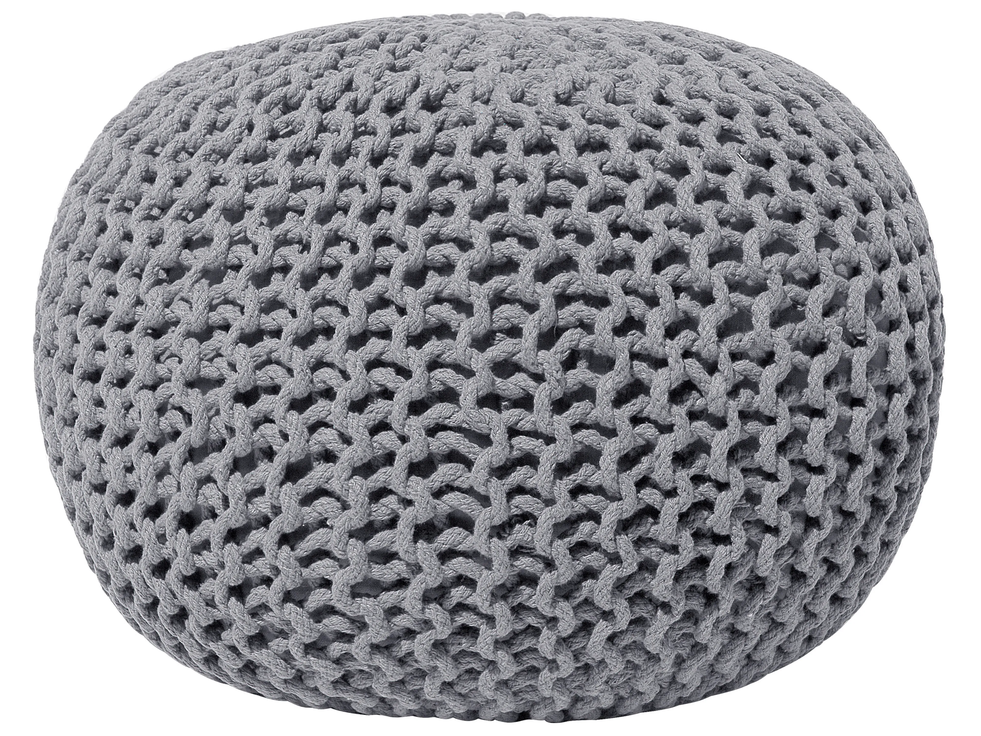 Pouffe CONRAD Cotton Grey