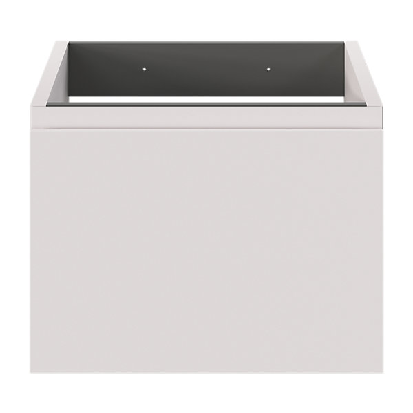 Meuble sous vasque 1 tiroir avec poignée intégrée l.40 x H.30 x P.45 cm beige cashemire Kentia