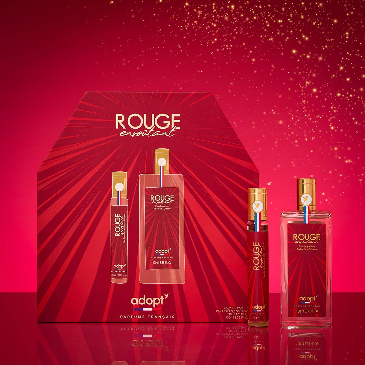 Rouge EnvoûtantCoffret eaux de parfums 30 ml et 100 ml