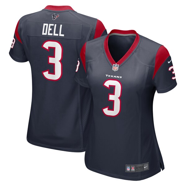 Tank Dell Houston Texans Nike Women's Player Game Jersey - Navy