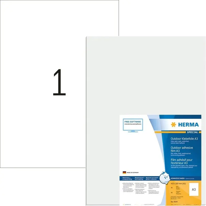 Etiketten 40er-Set Outdoor