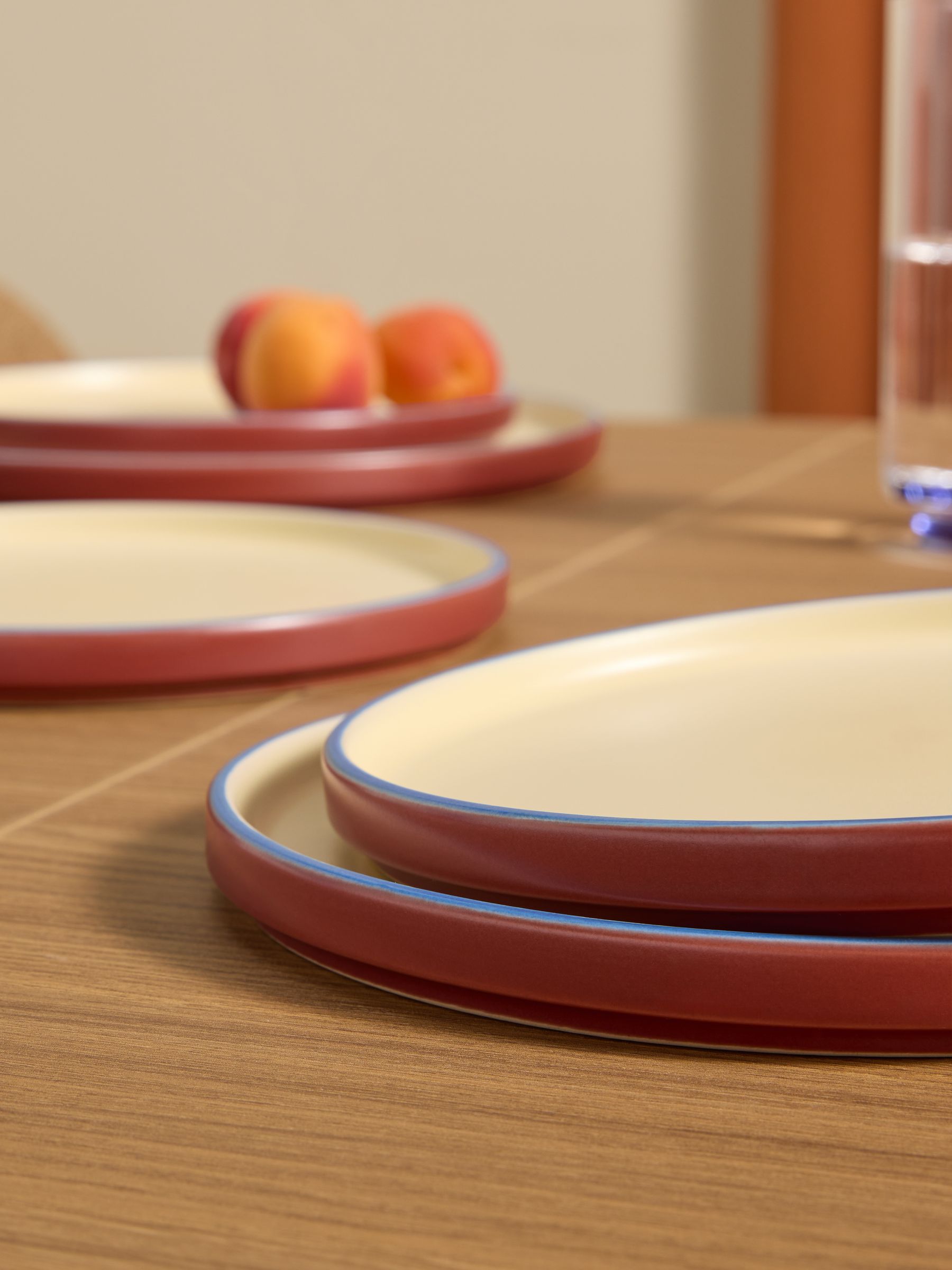 Set of 4 Allesio Side Plates in Brown