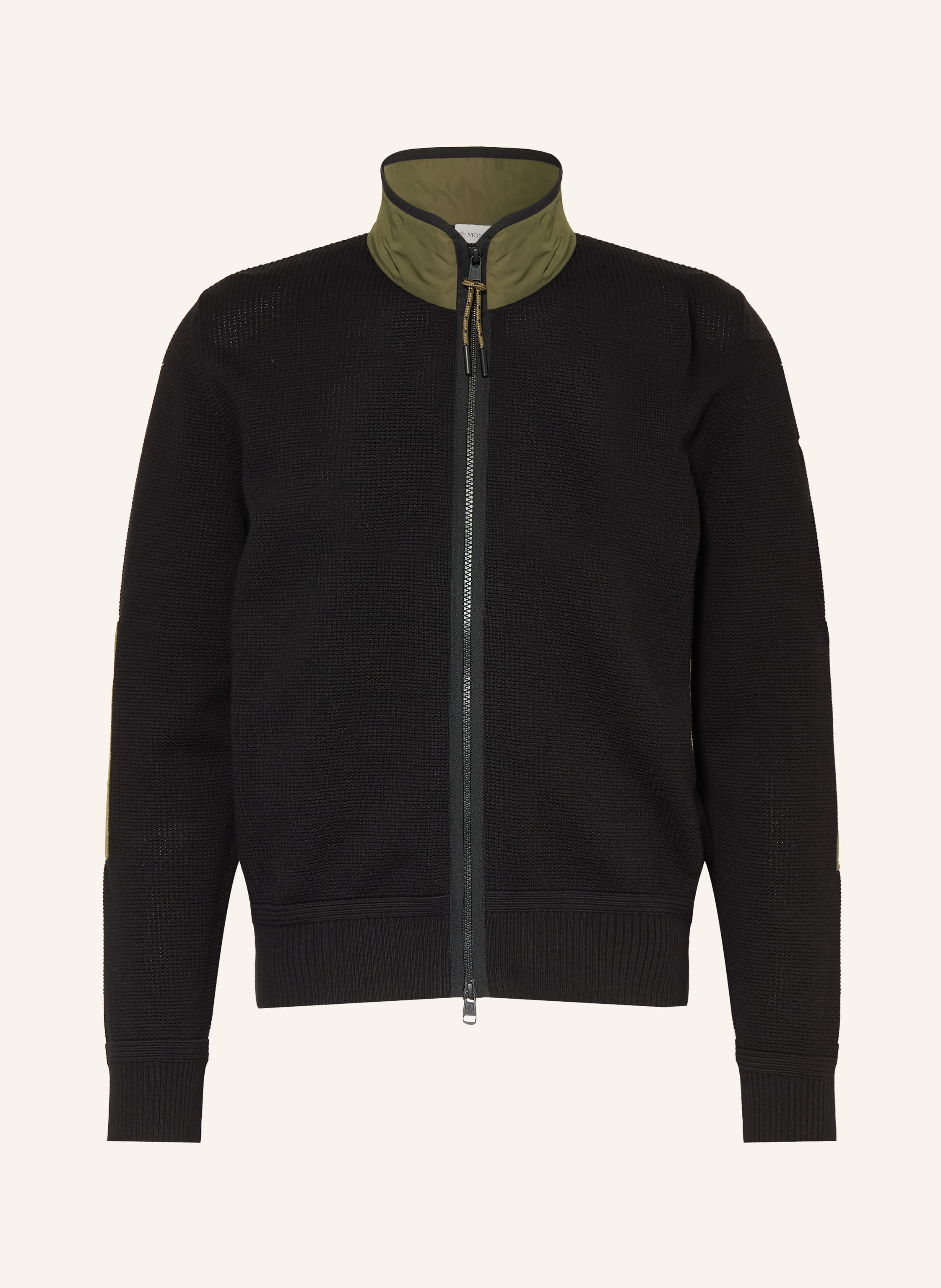 MONCLER Strickjacke im Materialmix