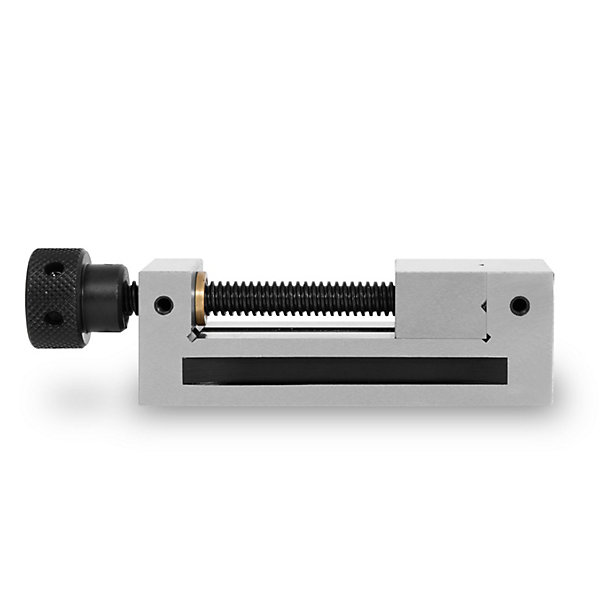 EBERTH Etau de précision avec broche, largeur des mors 73mm, force de serrage maximale 100mm, hauteur des mors 35mm
