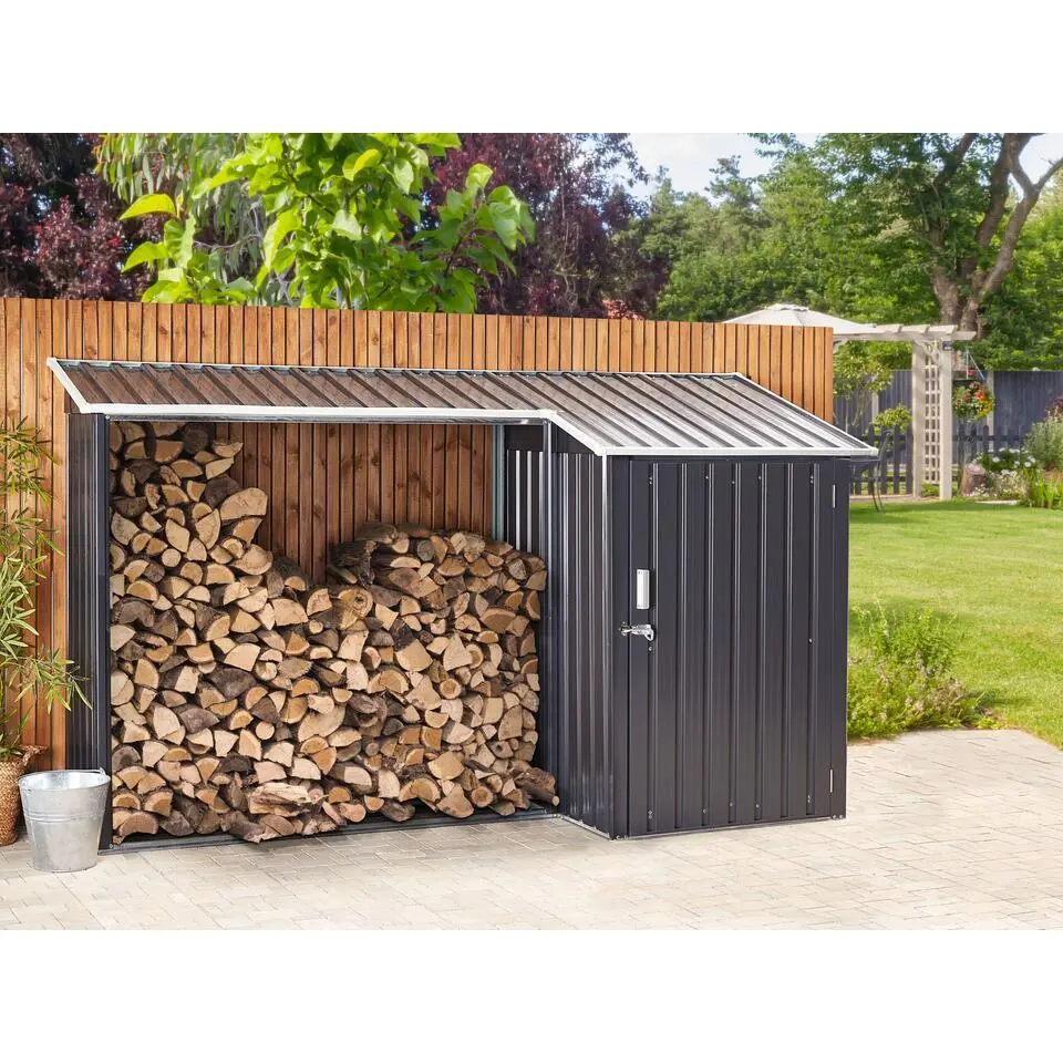 AOSTA - Tuinhuis - Grijs - Staal