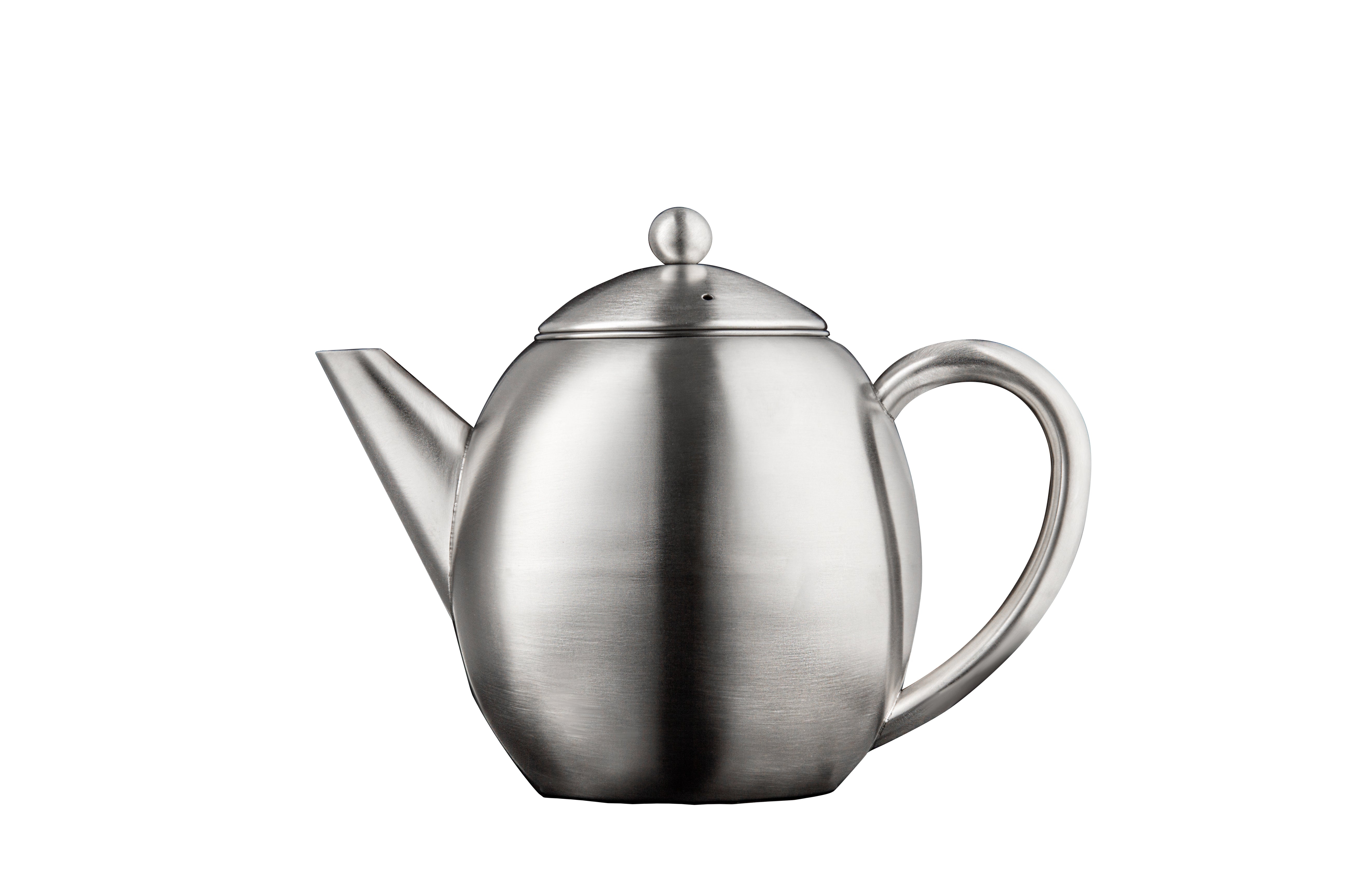 Leopold Vienna Theepot dubbelwandig London 1,2L - met theezeef - Mat