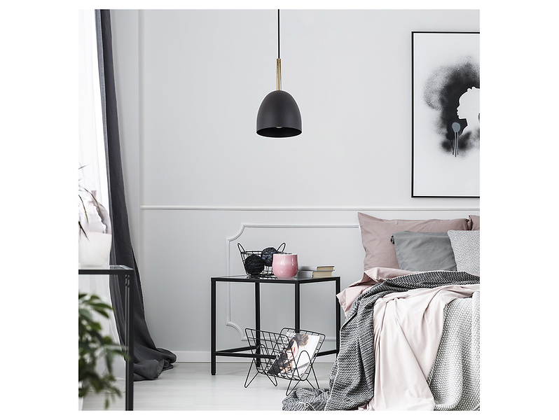 Lampa wisząca Nord metalowa czarna