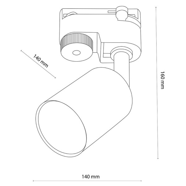 Lampa reflektor spot szynowy TRACER GOLD 4921 TK Lighting