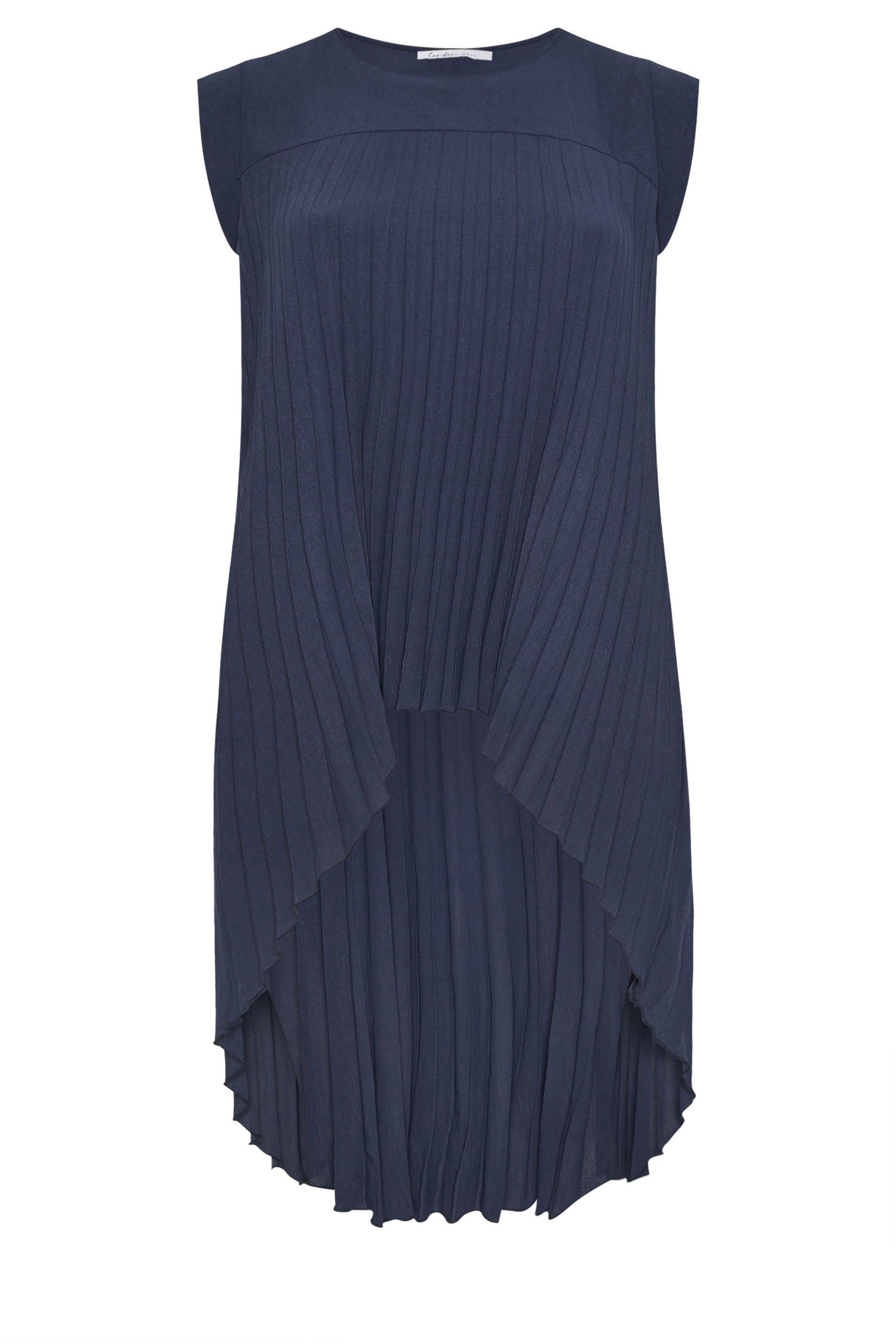Yours Dipped Pleated Top