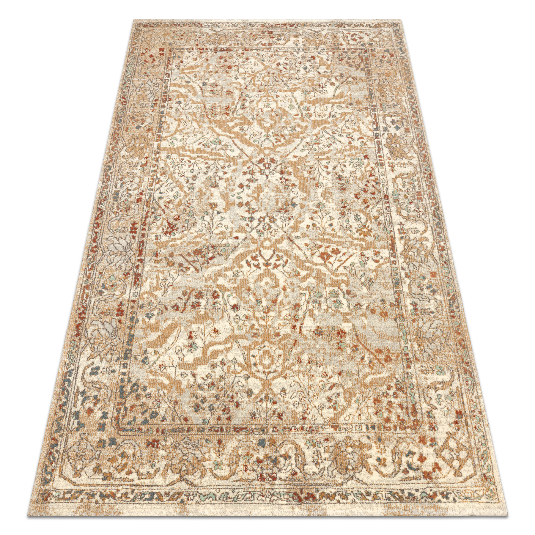 Dywan SOHO 477.04.LA110 wełniany OSTA - Kwiaty, ramka 135x200 cm