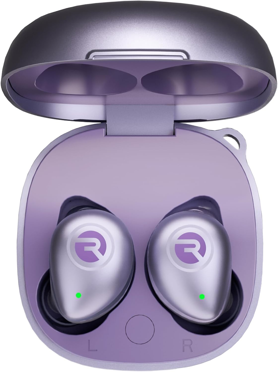 Raycon Fitness Bluetooth Wireless Earbuds + Microphone with Active Noise Canceling, Sweat & Water-Resistant Earphones, Running Headphones, Ear Buds Wireless Bluetooth 56 Hours Playtime (Purple)