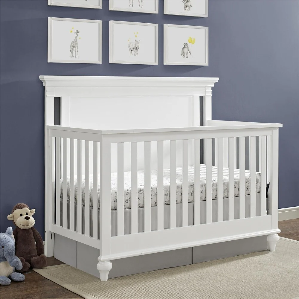 Avenue Greene Soho White 4-in-1 Convertible Crib