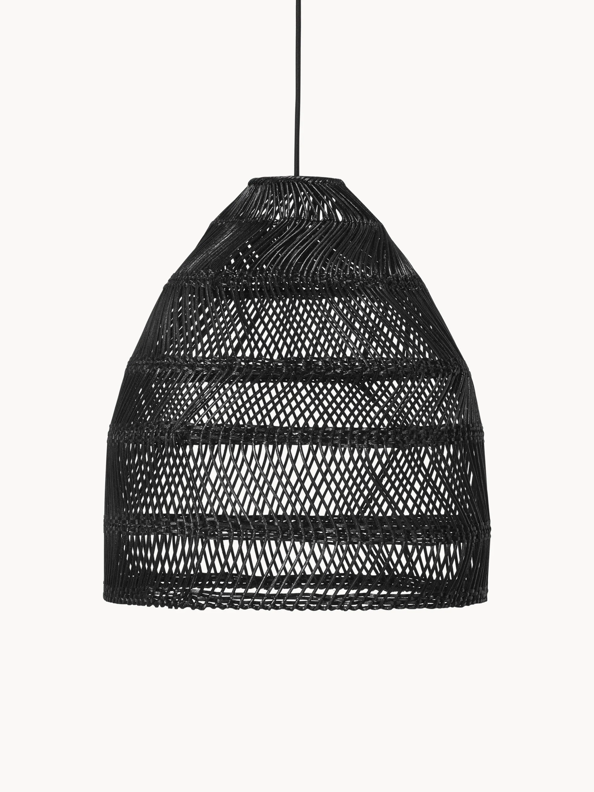 Außen-Pendelleuchte Maja aus Rattan, in verschiedenen Größen