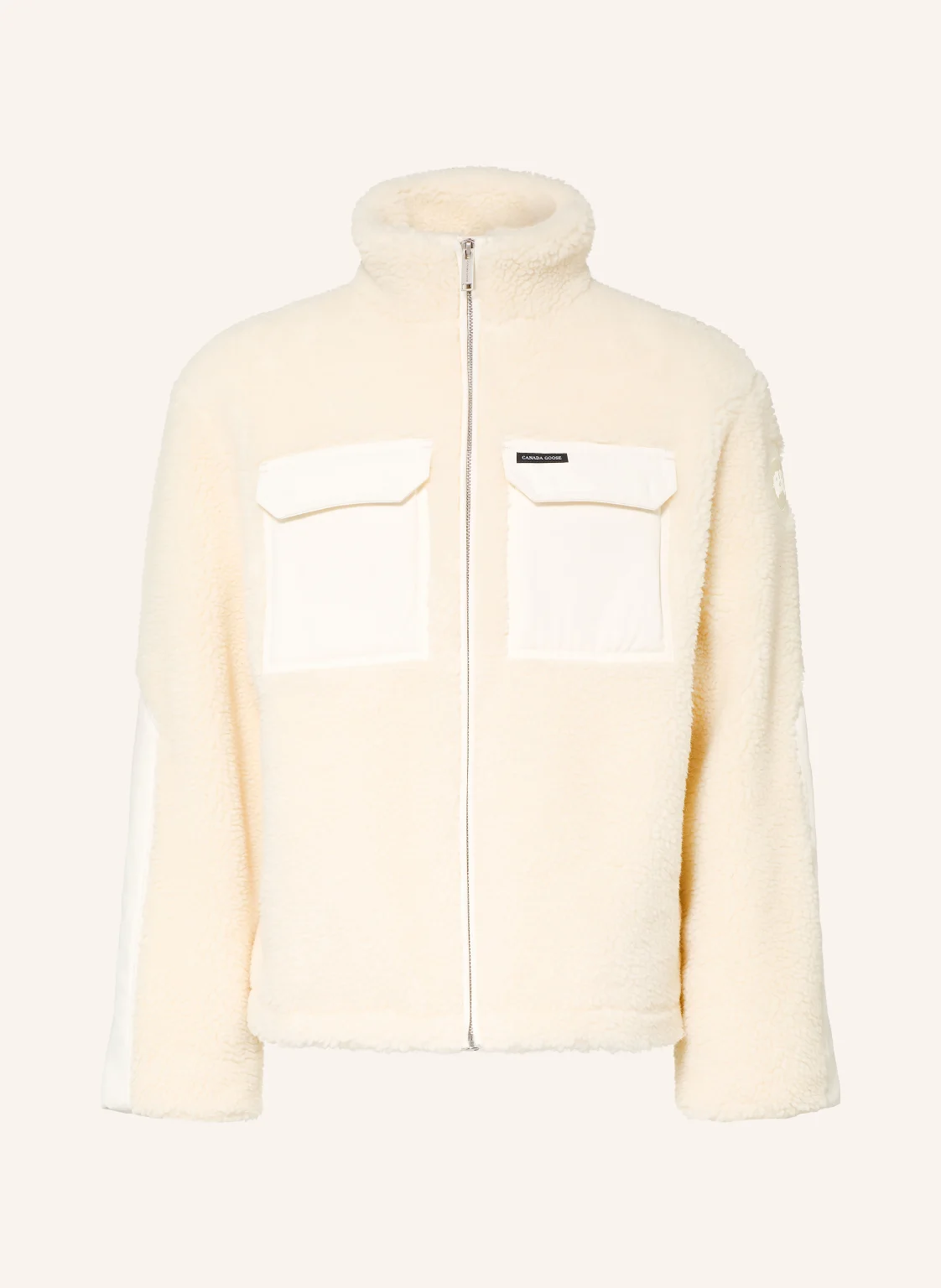 CANADA GOOSE Teddyfell-Jacke HARRIER im Materialmix