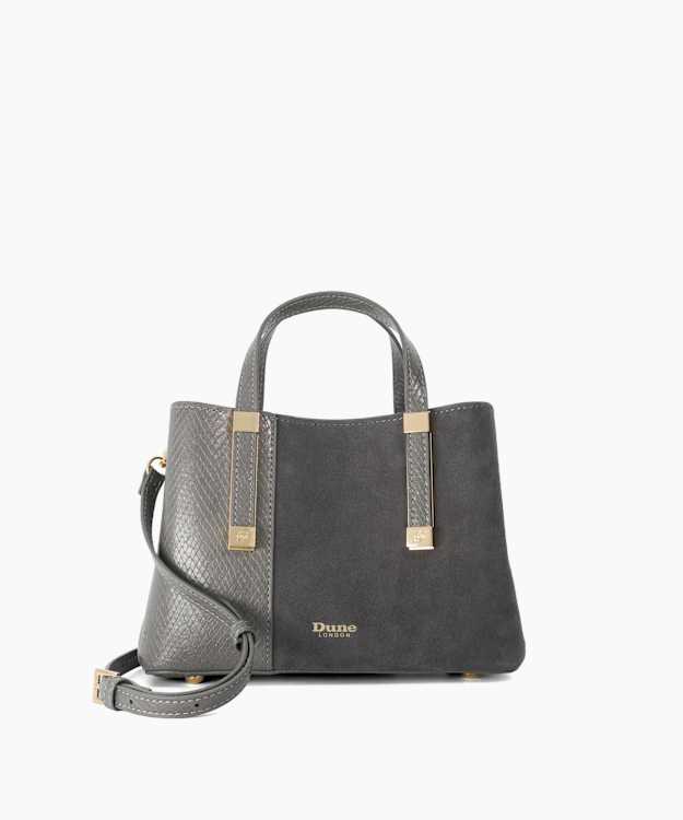 Dinkydorry P Grey - Textured Tote Bag