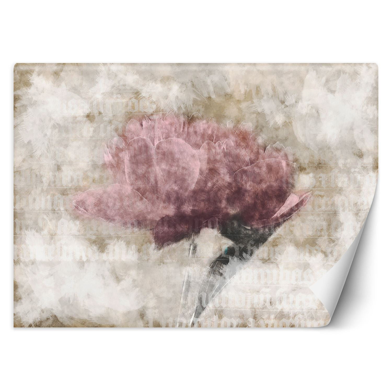 Feeby Fototapeta, Abstrakcyjne kwiaty w pastelach 150x105