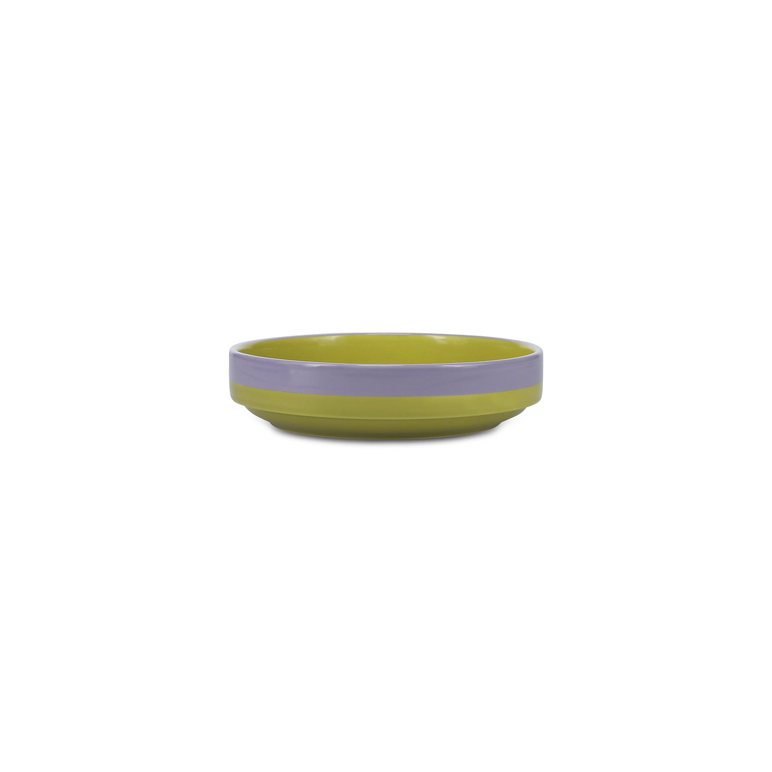 Ona - Kom 21x5cm groen/paars Duo - Set van 2