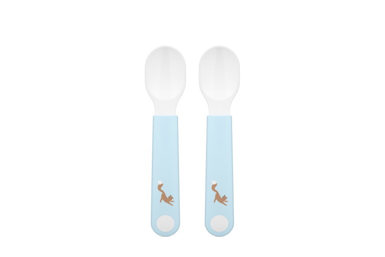 set oefenlepel mio 2 stuks - forest friends
