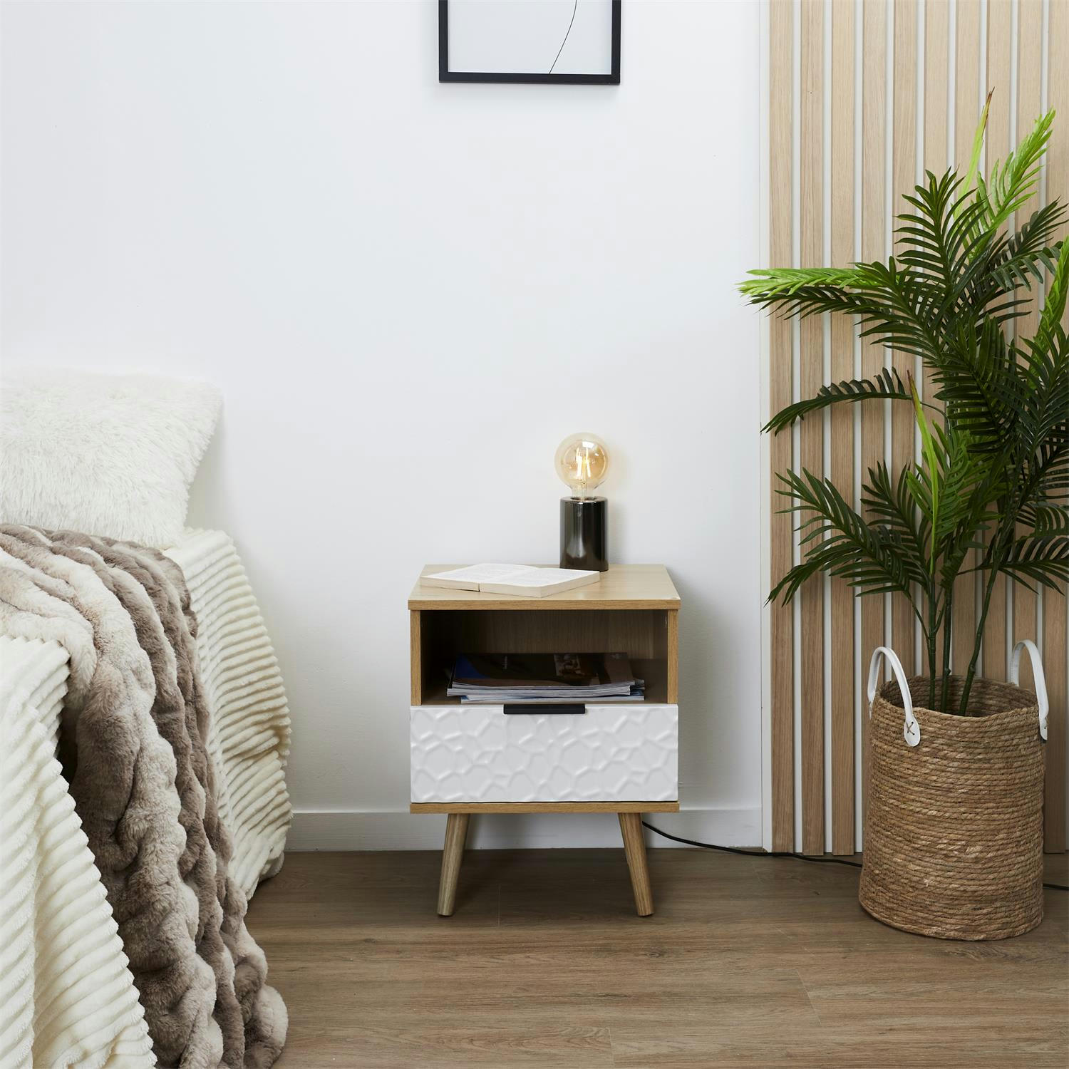 SVEN - Table de chevet H49cm