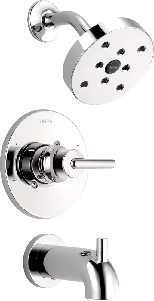 Delta Faucet Trinsic Monitor® 14 Series Single Handle H2Okinetic Bathtub & Shower Trim Kit, Assorted Finishes