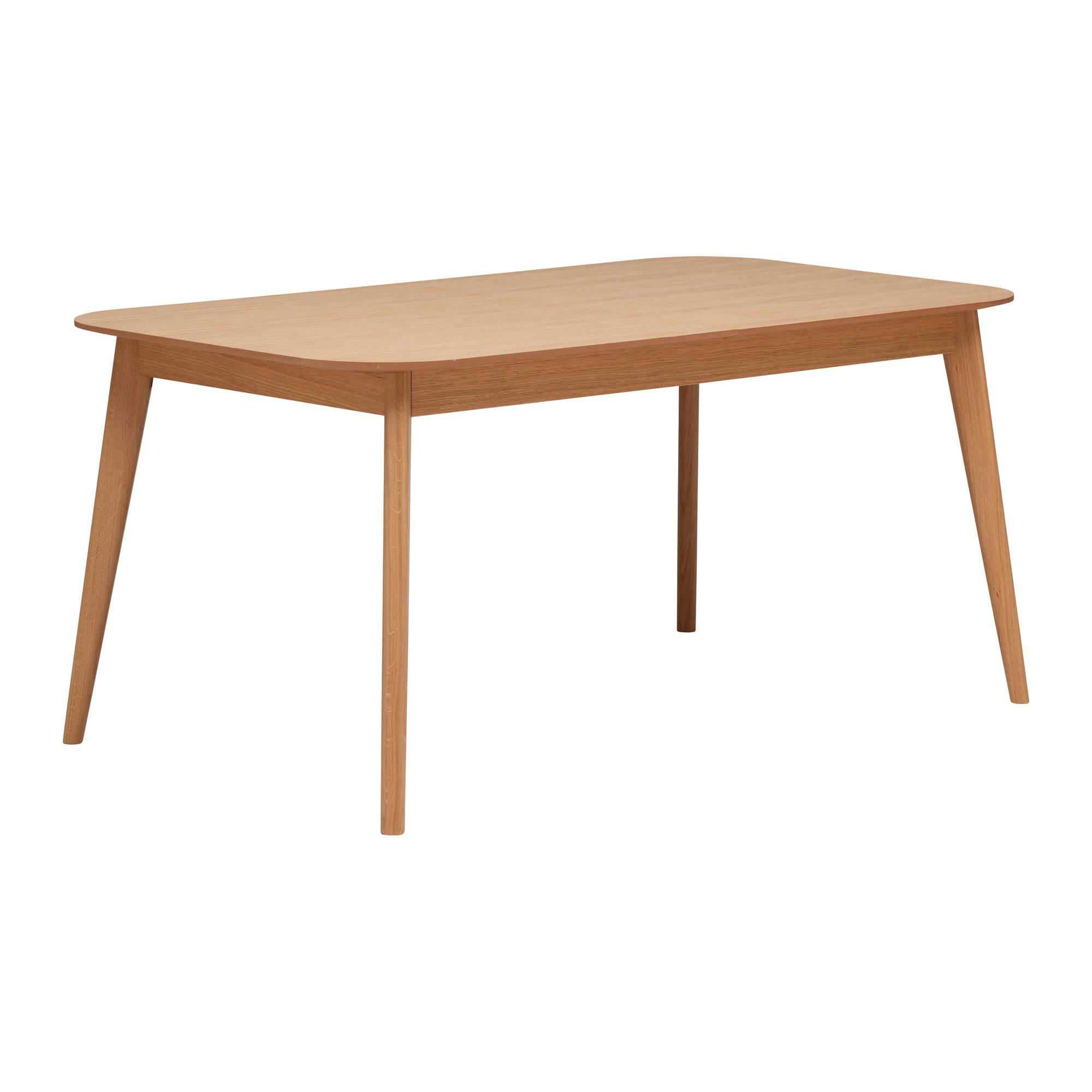 NATHAN - Table repas avec allonge en bois et MDF