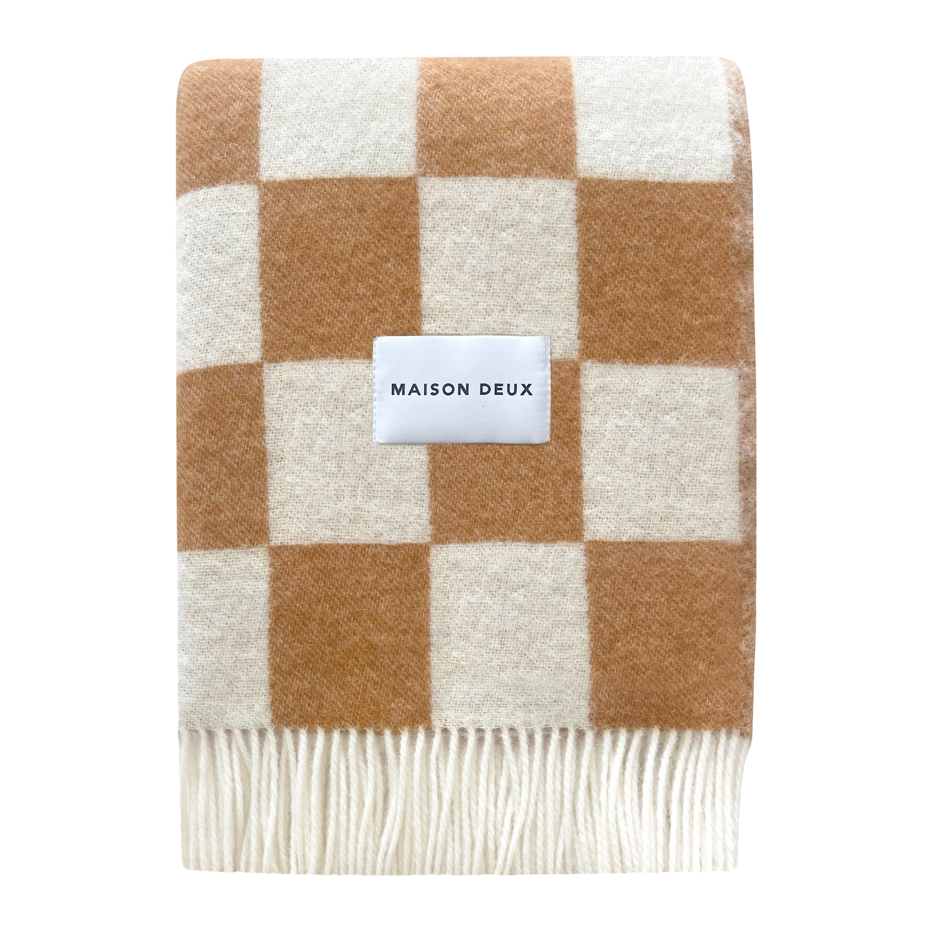 Maison Deux Checkerboard Plaid - Terra / Wit