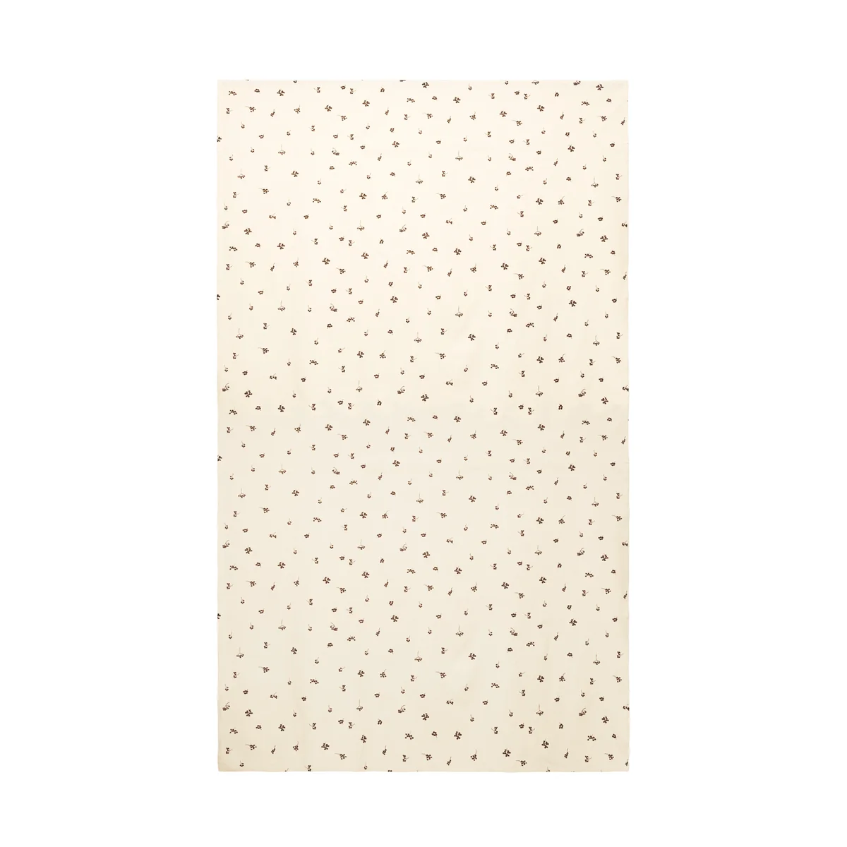 Ferm Living - Baies Tischdecke, 240 x 150 cm, natur / dark chocolate