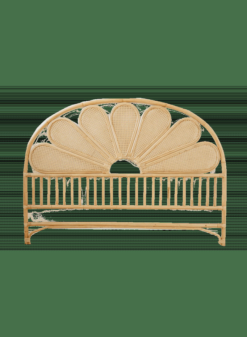 BORNÉO - Tête de lit rotin et cannage