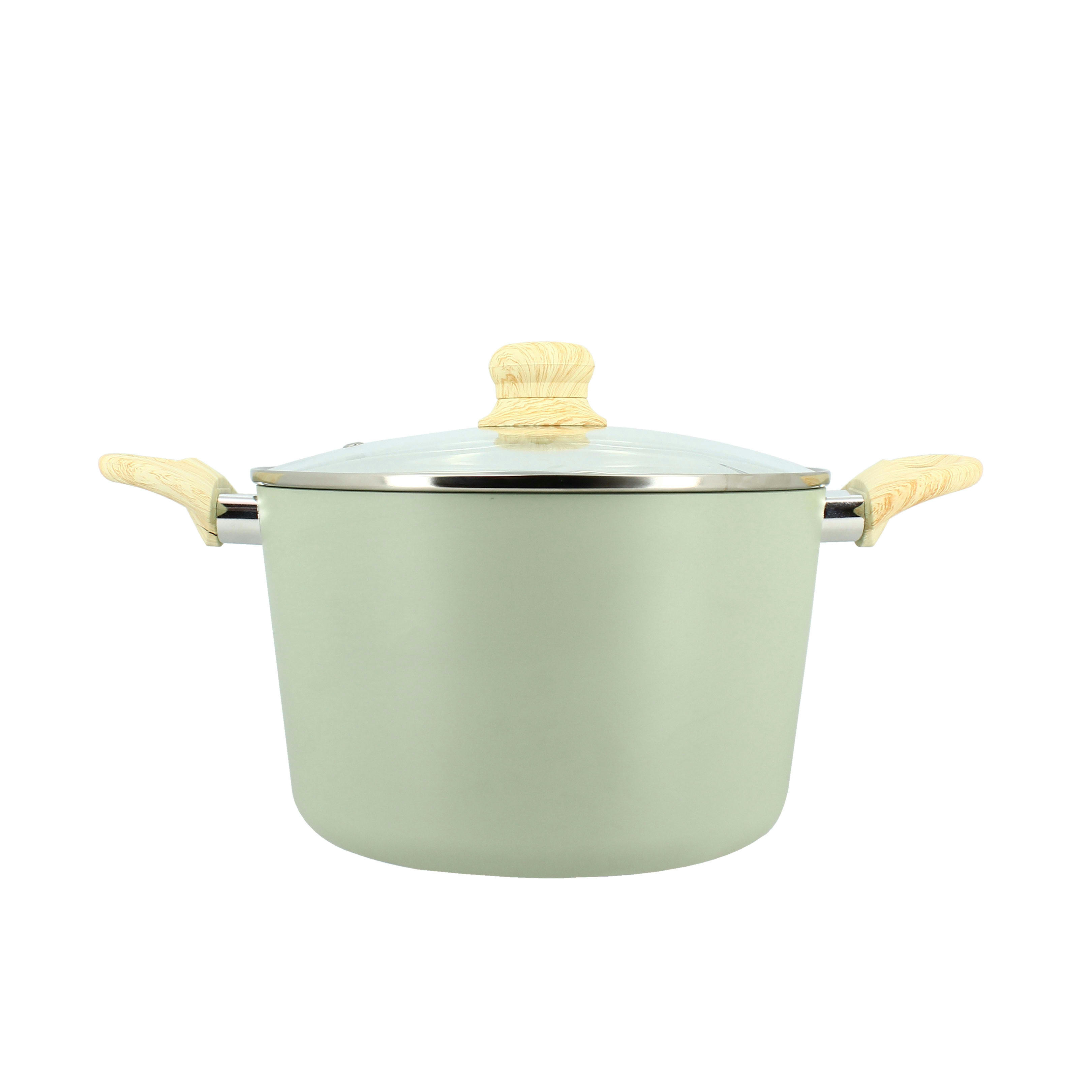 COLORAMA - Faitout en aluminium Ø24cm céladon - compatible induction