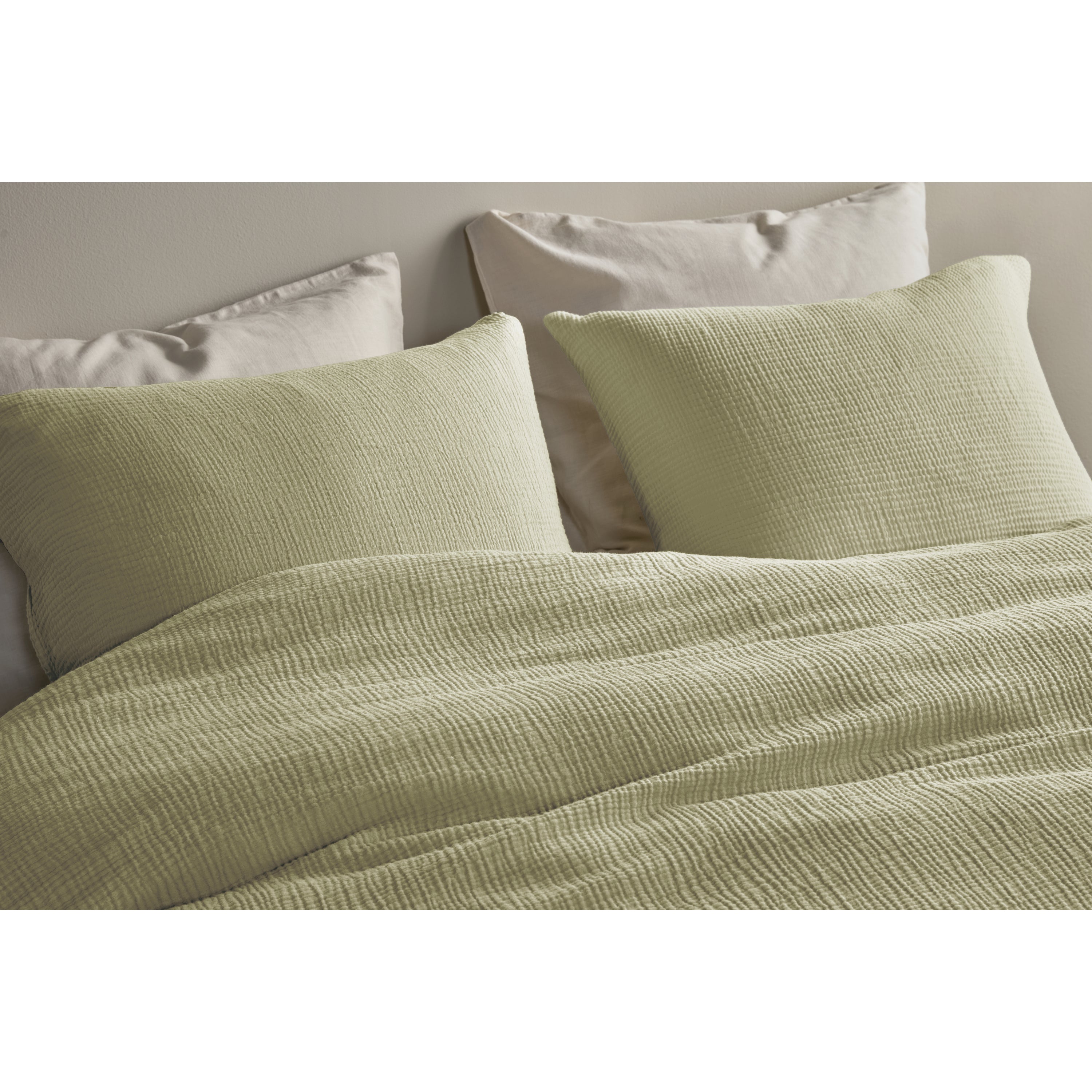 Beddinghouse Mist Groen Dekbedovertrek 200 x 200/220 cm