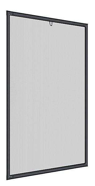 Cadre moustiquaire de fenêtre en alu gris Easyline 130 x 150 cm