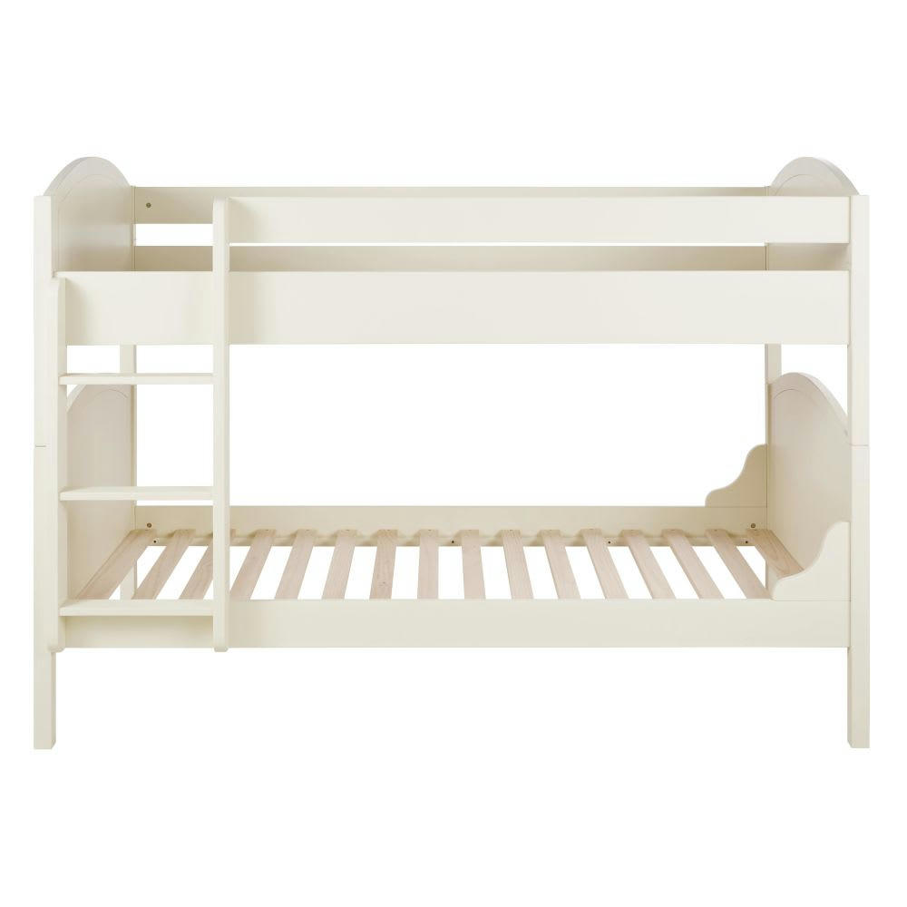 Debbie - Lits superposés enfant écru et beige L202
