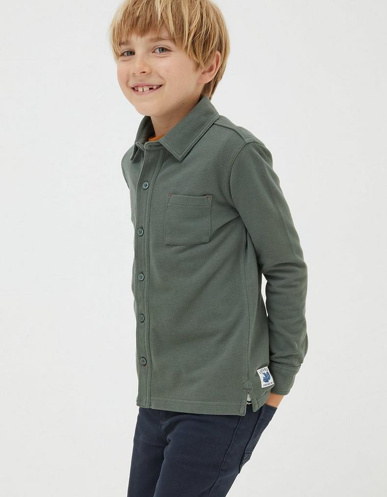 Pique Long Sleeve Shirt