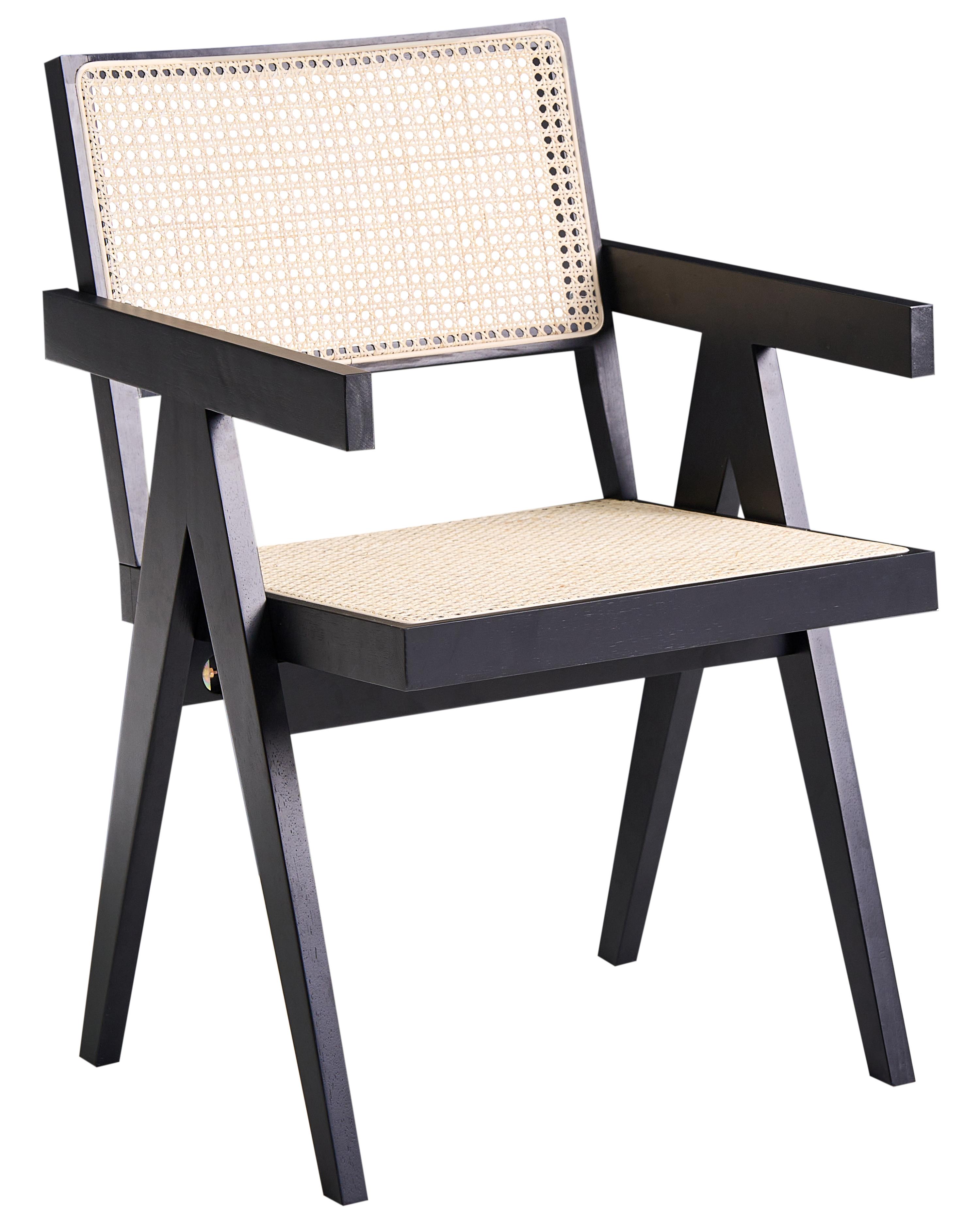 Dining Chair WESTBROOK Wood Black