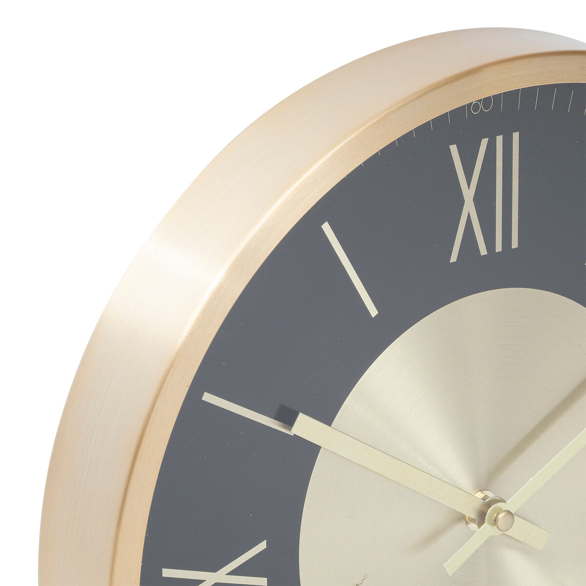 Clock"Ariana" Metal, golden, d.30,4 cm