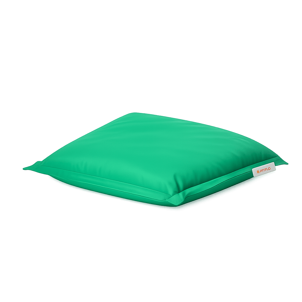 Coussin pouf extérieur vert ARTA