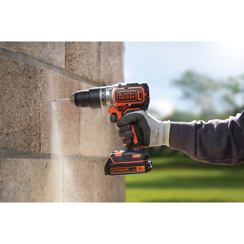 Perceuse à percussion sur batterie BL188N-XJ 18 V BLACK DECKER