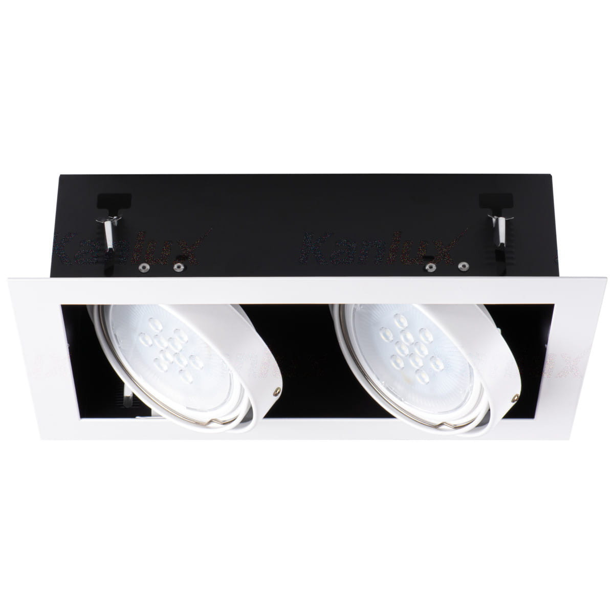 Oprawa wpuszczana prostokątna biała 19,5cm MATEO2xES111x25W IP20 Kanlux