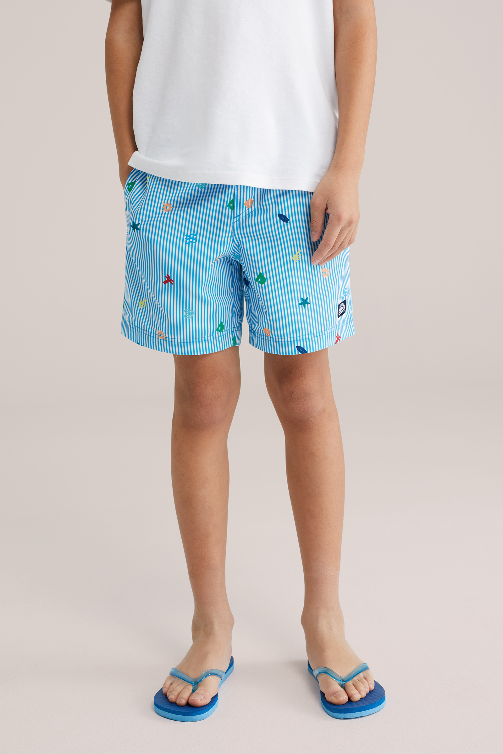 Jongens zwembroek met print