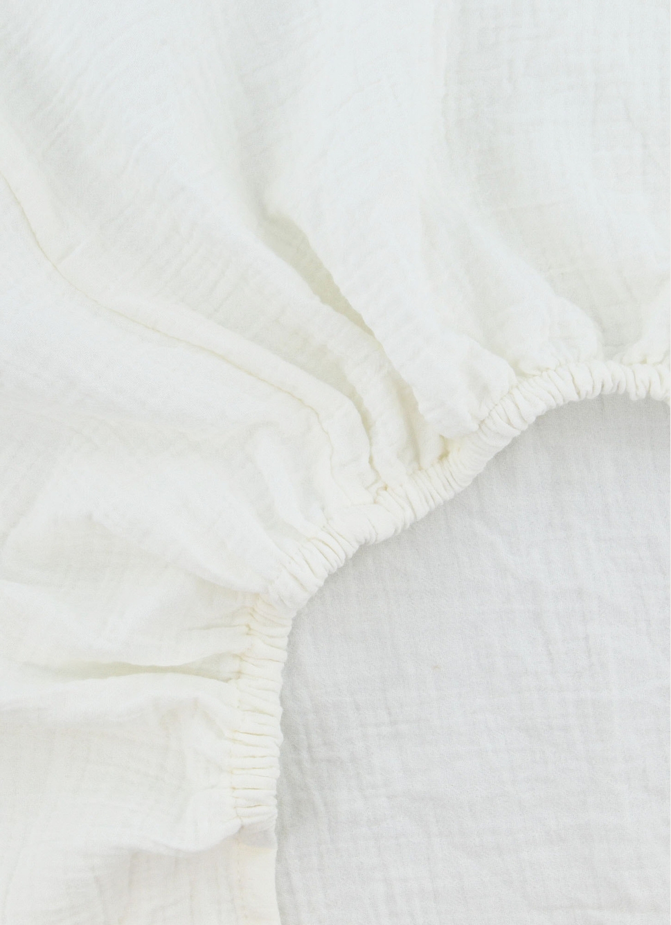 DRAP HOUSSE BÉBÉ EN GAZE DE COTON ROSE