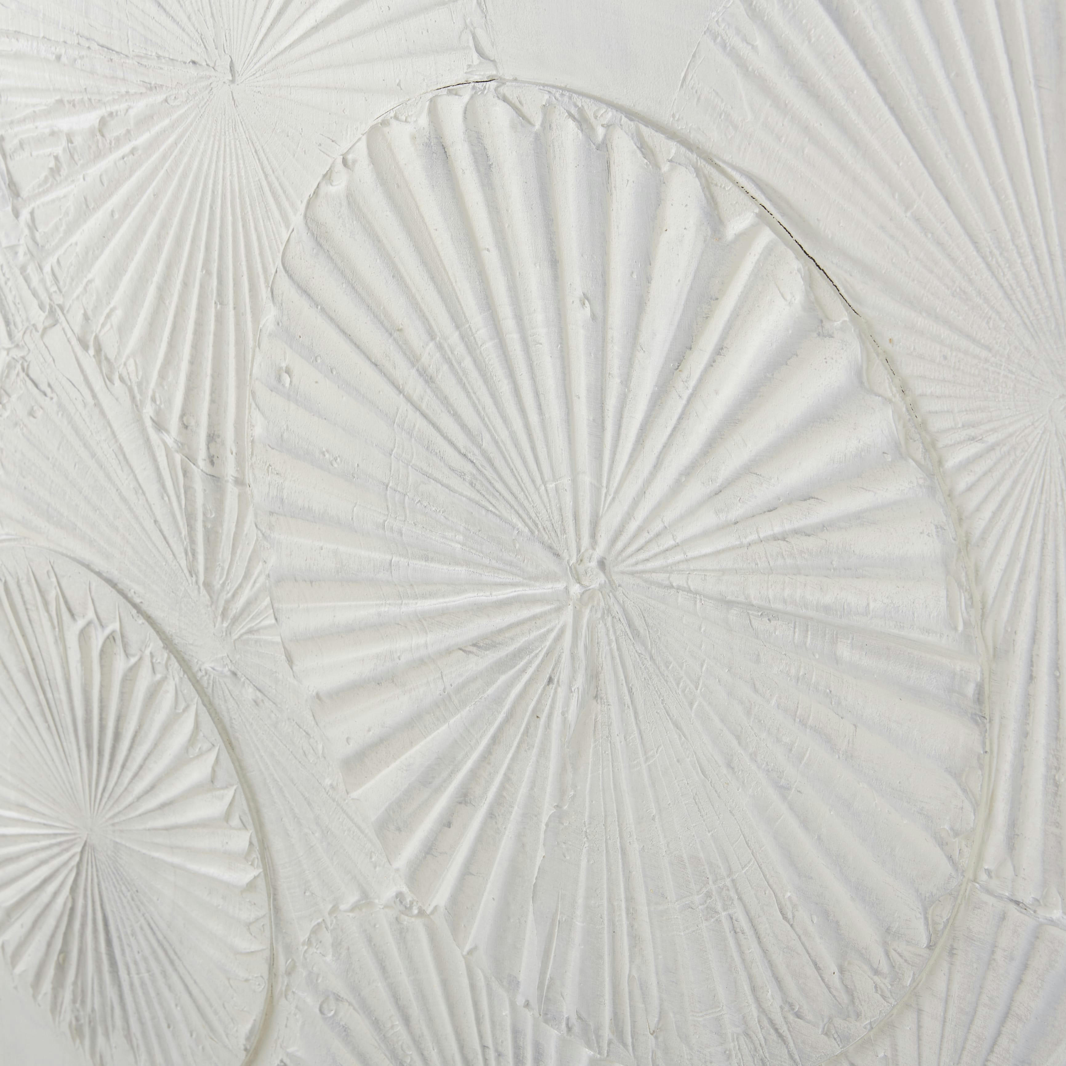 NEIOS - Toile abstraite blanche 90x120