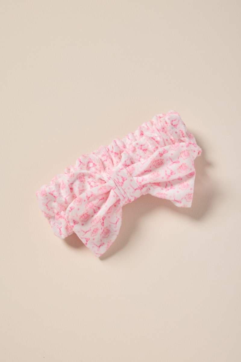 Roses and Bows Spa Headband