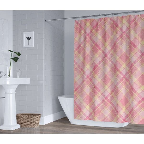 MADRAS PINK Shower Curtain By Kavka Designs