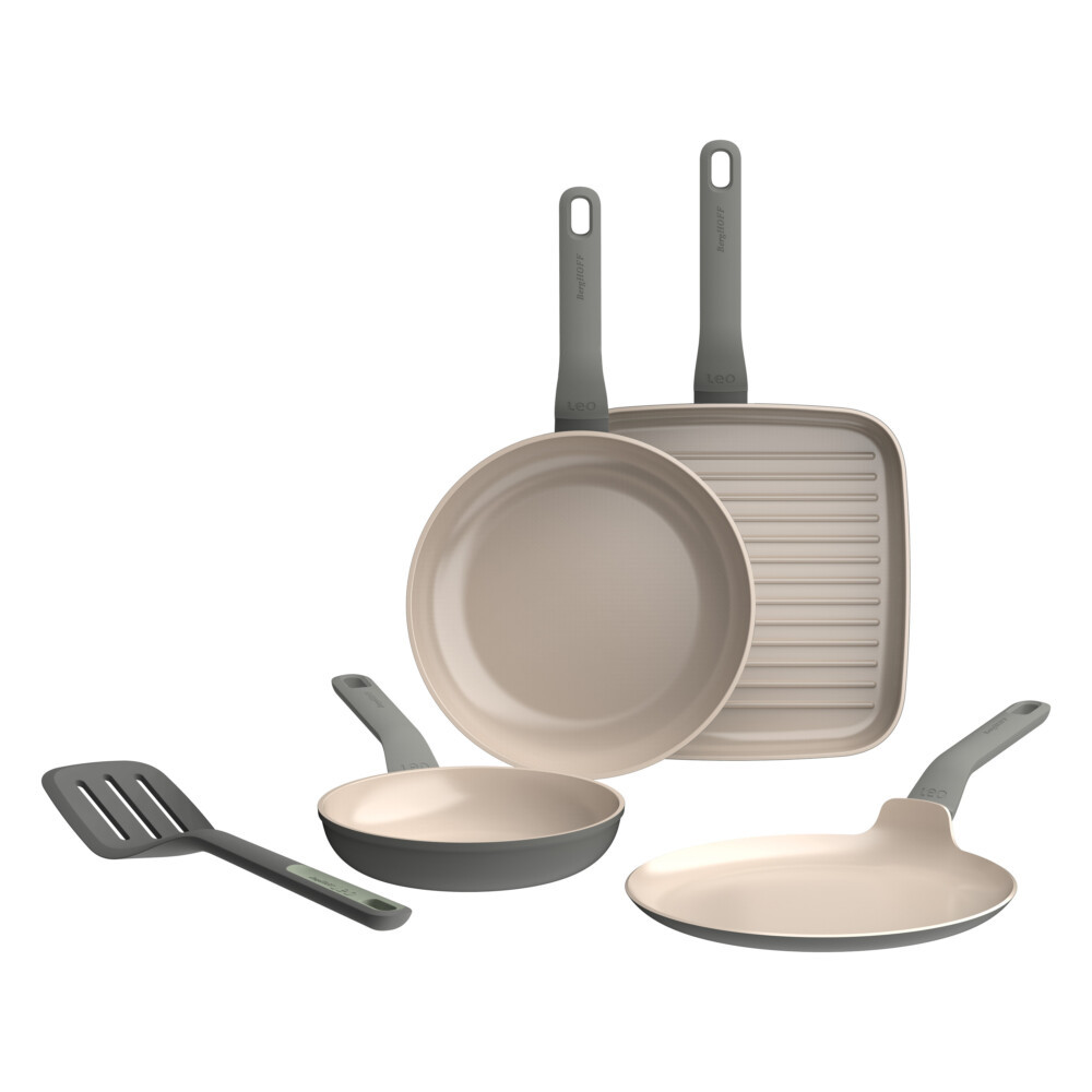 Zestaw patelni non-stick Balance Eco Grey 4-el.   łopatka BergHOFF