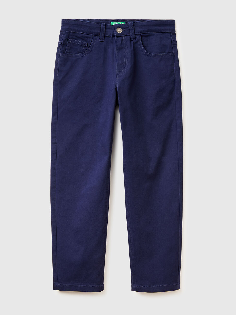 Stretch cotton trousers