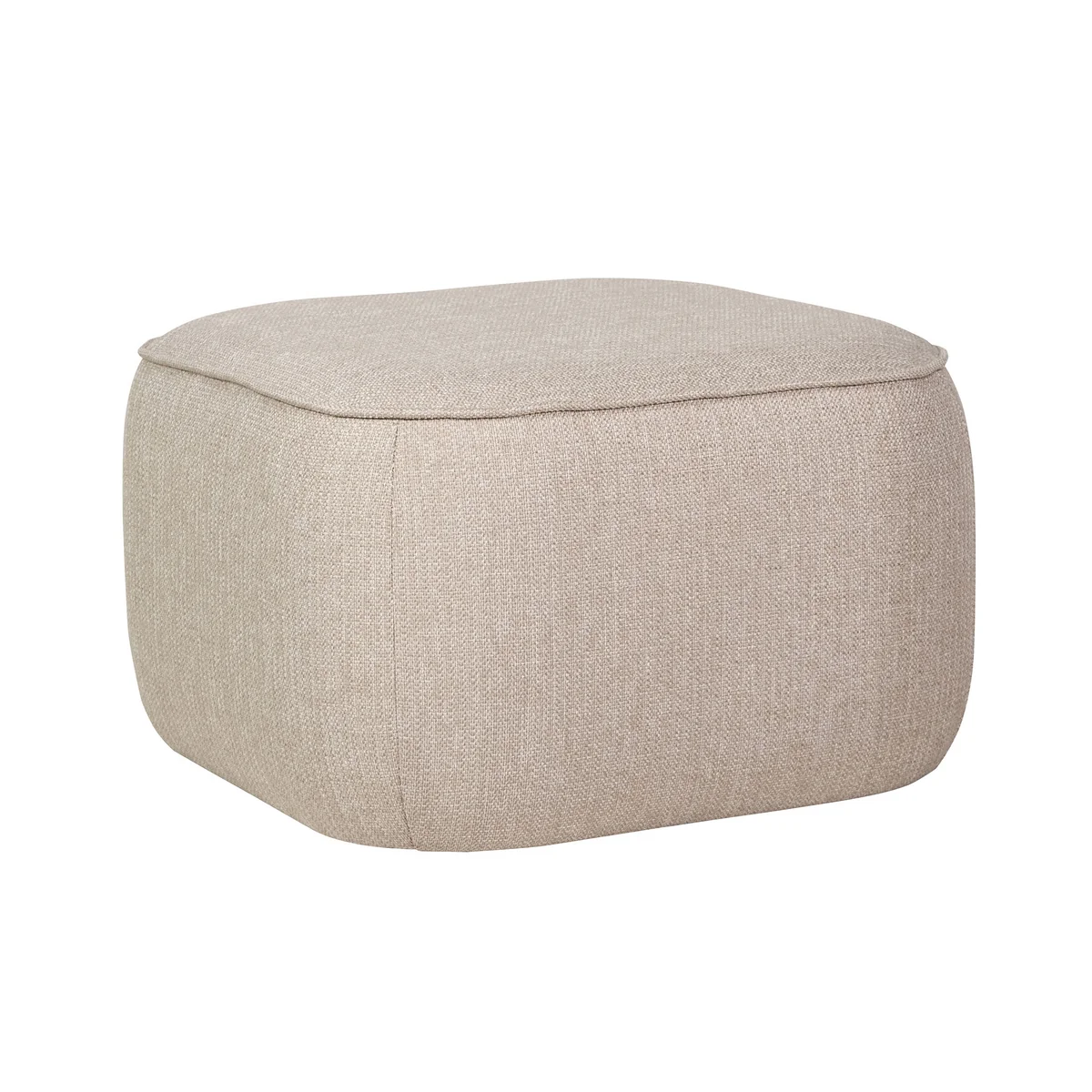 Hübsch Interior - Cube Pouf, sand