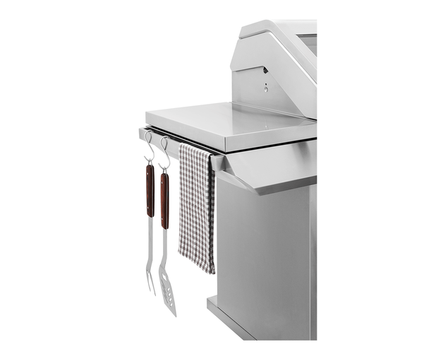 BeefEater 7000 Premium 5 Burner Flame Failure BBQ on Side Burner Cart