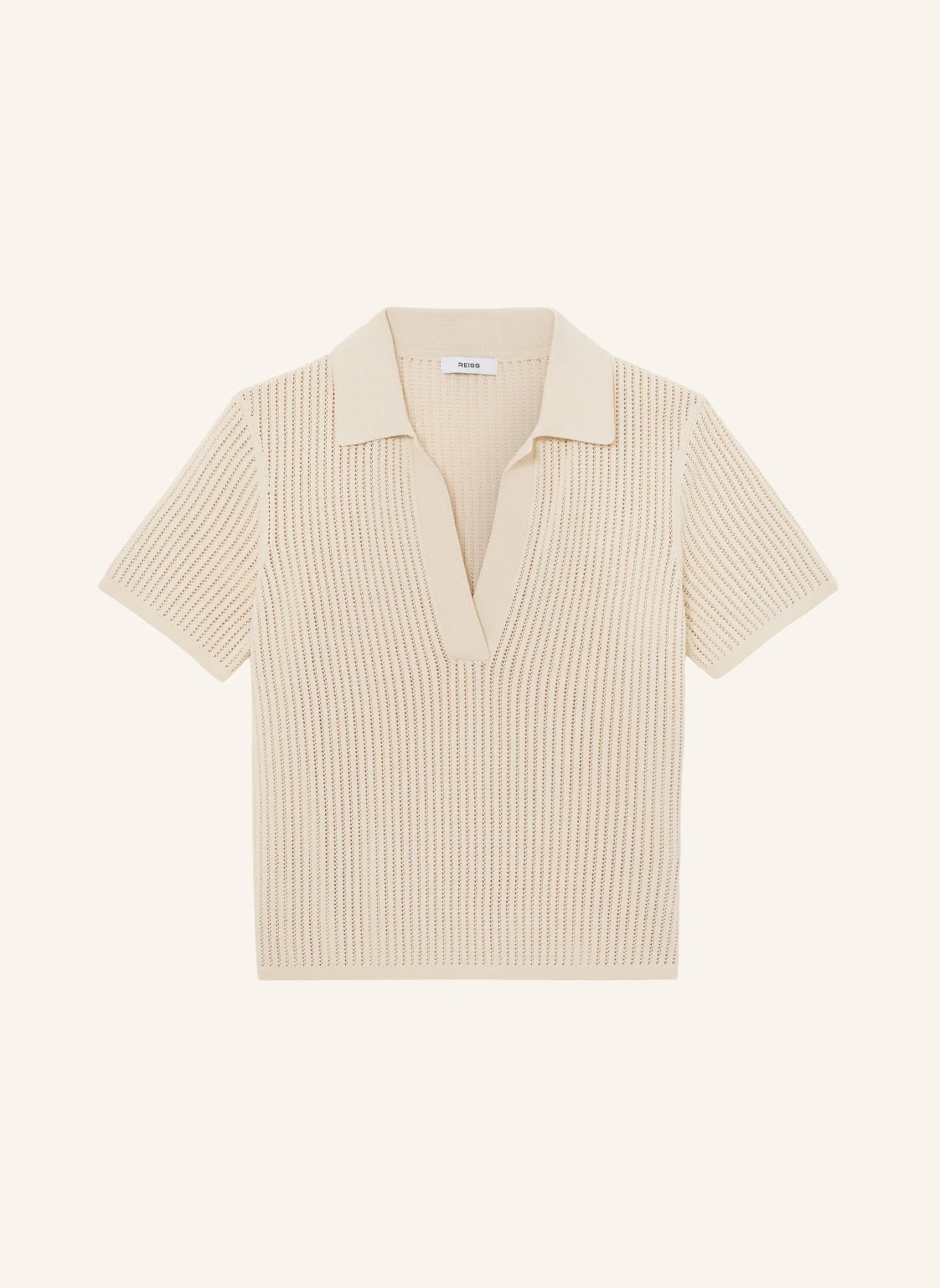 REISS Strick-Poloshirt