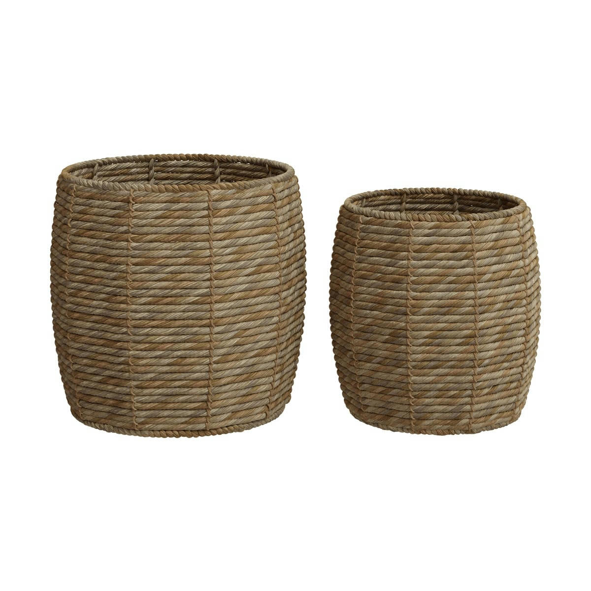 EZRA - Set de 2 paniers en fibre naturelle