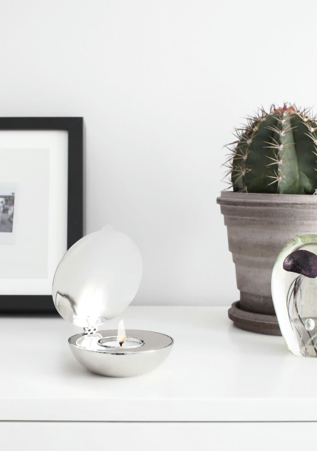 SHELL - Bougeoir nickel